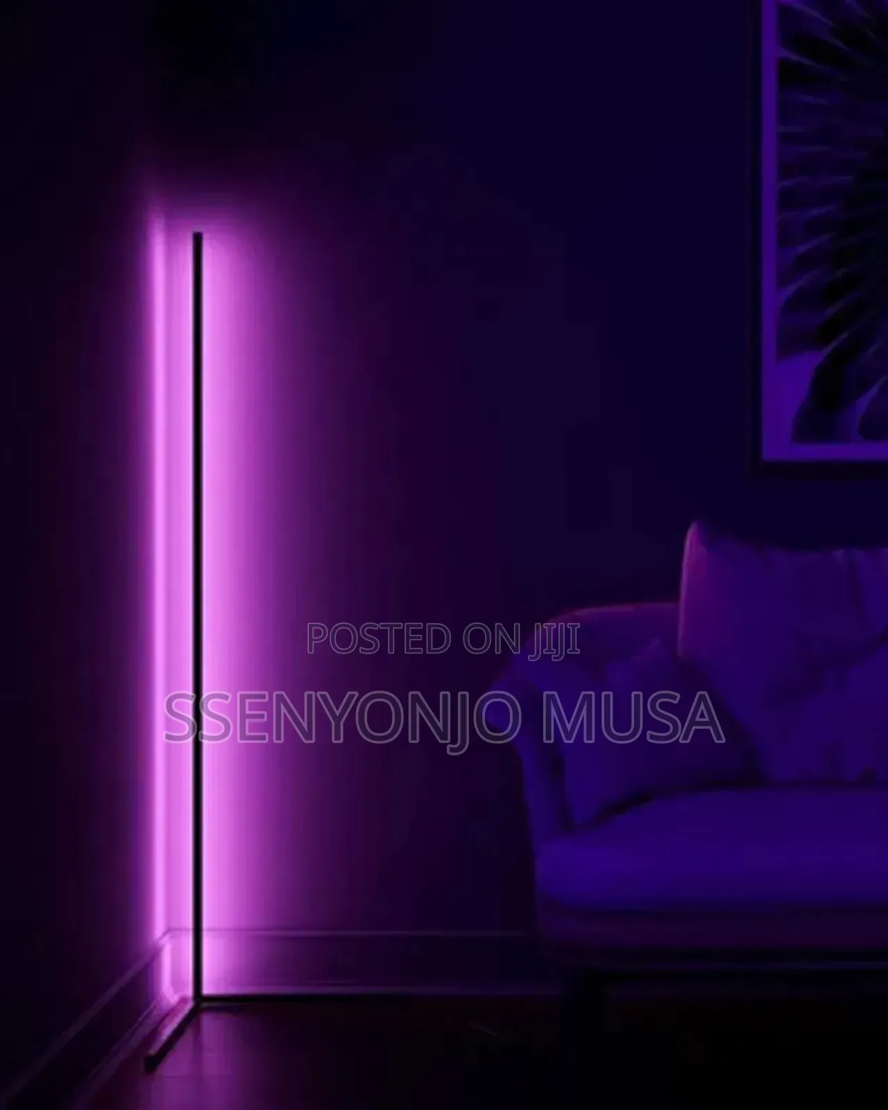RGB Led Corner Floor Lamp – Dimmable Color Changing Ambient Light