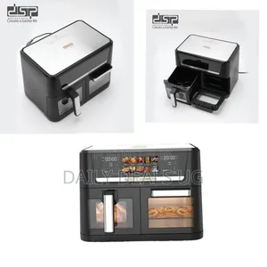 DSP Powerful 2-in-1 Dual-Basket Air Fryer Oven, 14l (Model Kb2188)