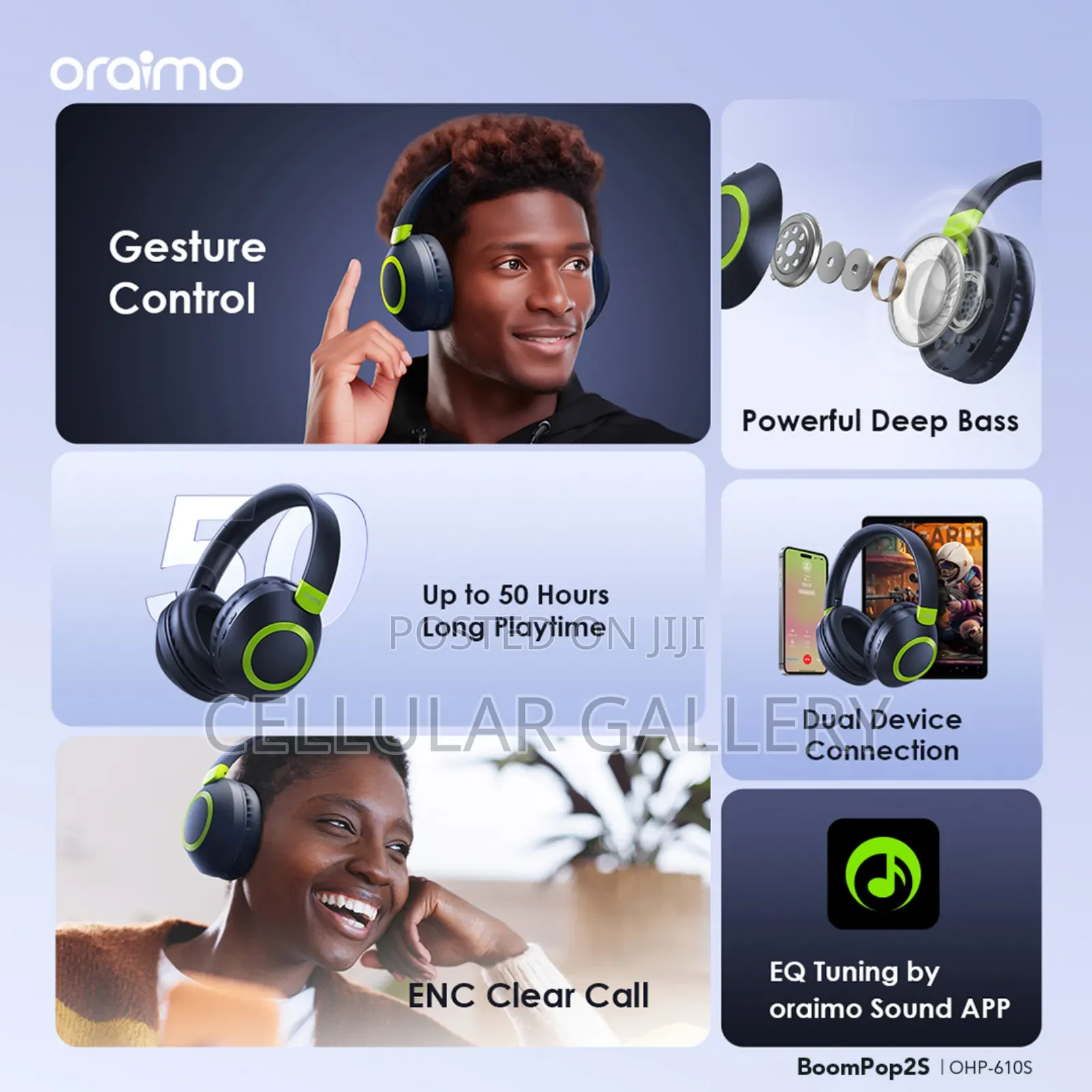 Oraimo Boompop2s Headphones