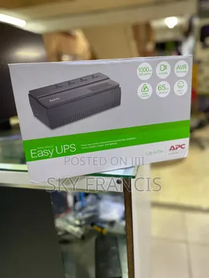Apc Ups Easy 1000va+600watts +65 Min Runtime