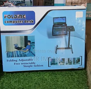 Portable, Foldable, and Height-Adjustable Laptop Computer Desk