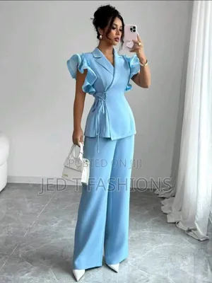 Easelle 3pcs/Set Love Print Striped Suit Jacket, Vest and Pants