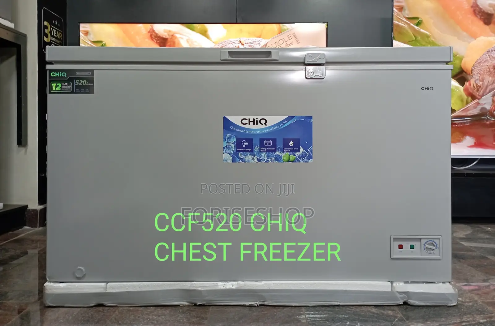 Chiq 520 Litres Chest Freezer