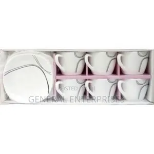 A 12-Piece Porcelain Tea and Coffee Cup Set
