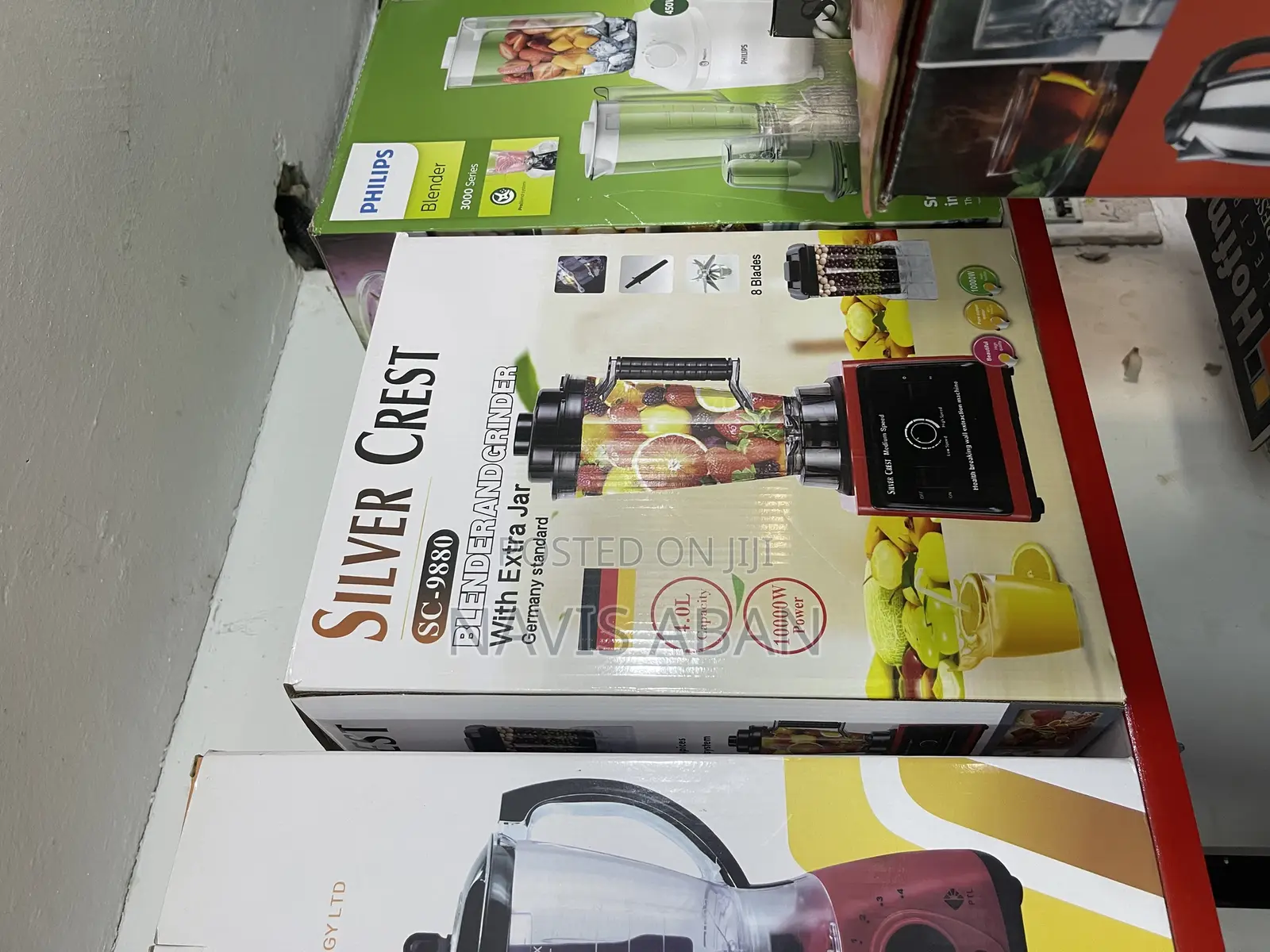 Silver Crest Commercial Blender With Grinder And Extra Jar