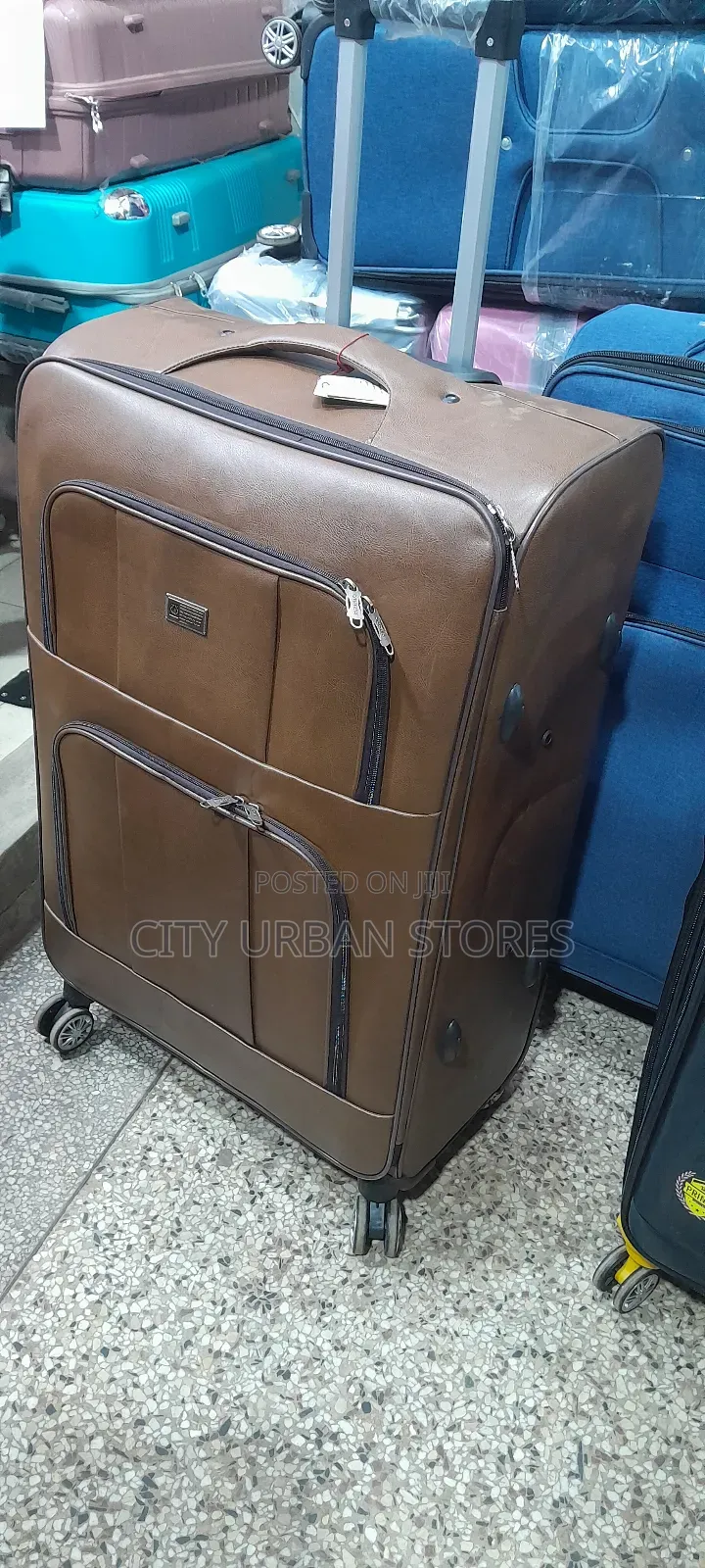Medium Size Leather Suitcases