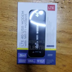 Promotion! 3 In 1 Lte 4g Usb Modem - Wi-fi - Hotspot- Open To All Sim