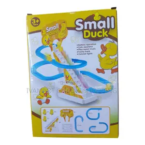 Small Duck Roller Coaster Toy - Duck Escalator, Light, Music