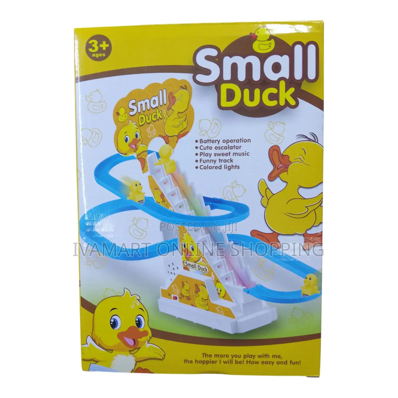 Small Duck Roller Coaster Toy - Duck Escalator, Light, Music