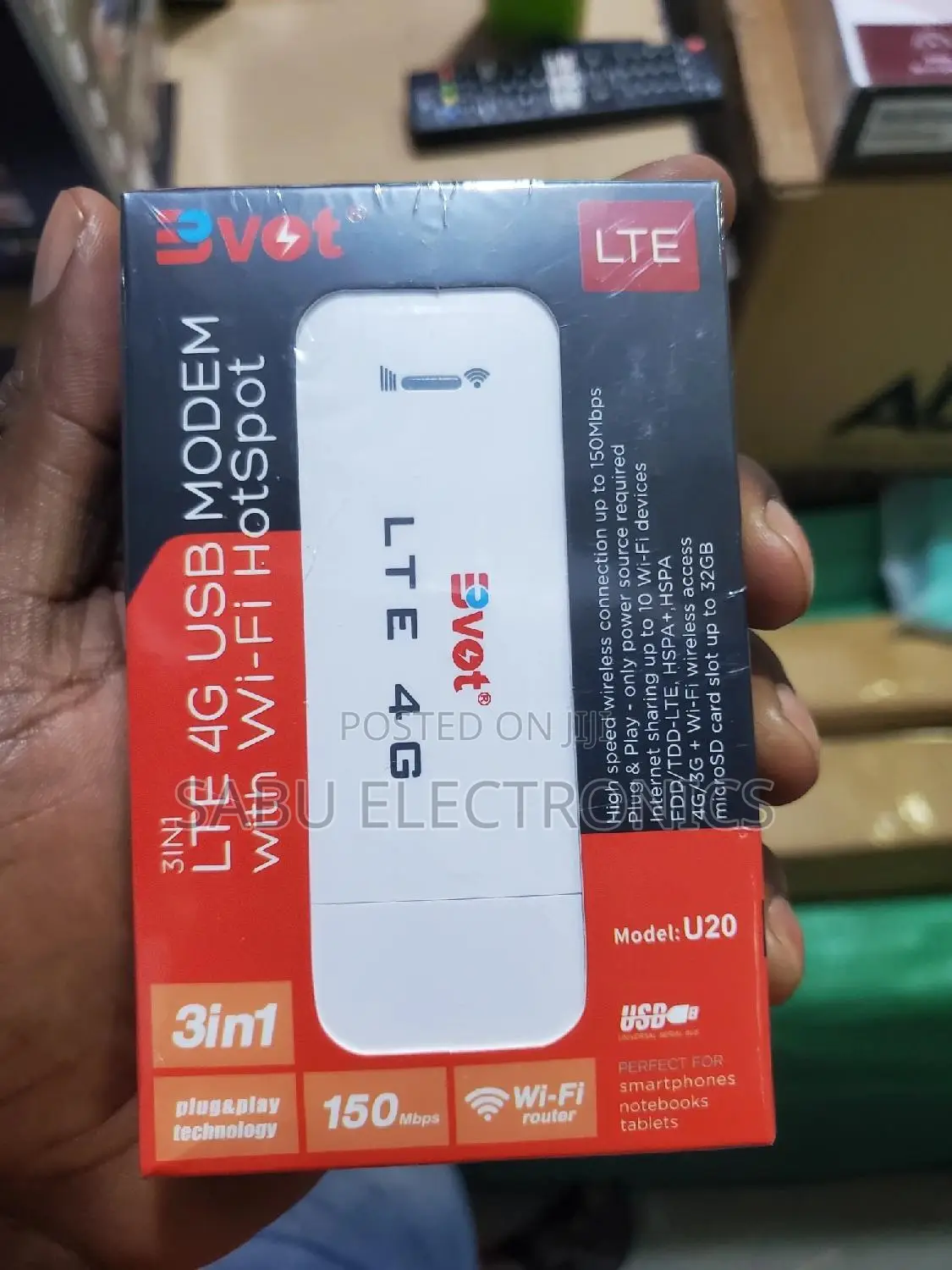 Lte 4g Usb Modem With Wifi Hotspot 3 in 1