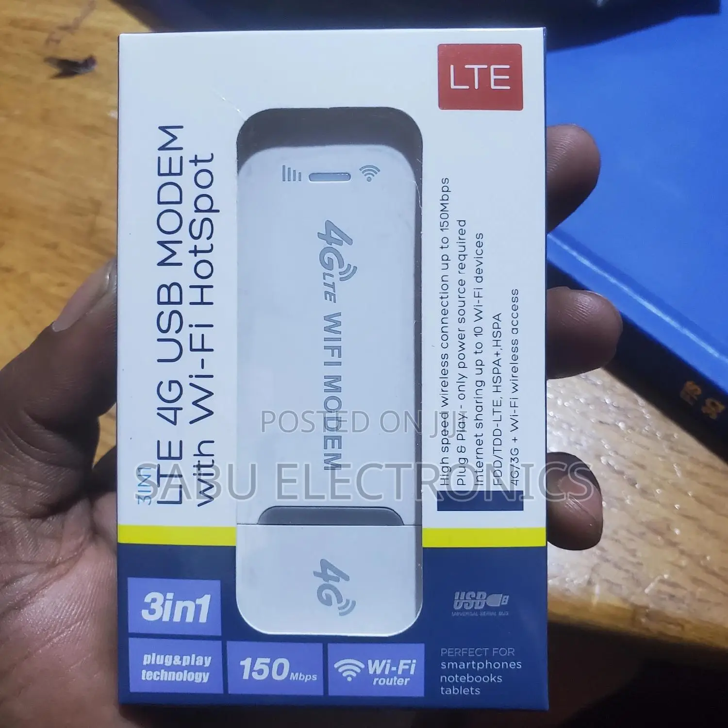 Lte 4g Usb Modem With Wifi Hotspot 3 in 1