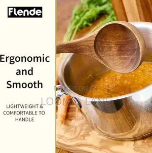 8pcs Flende Premium Wooden Kitchen Utensils Set