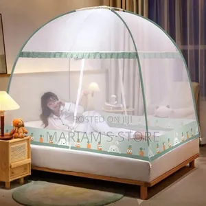 Foldable Automatic Mosquito Net-Zipper Double Doornet-1.5mx2