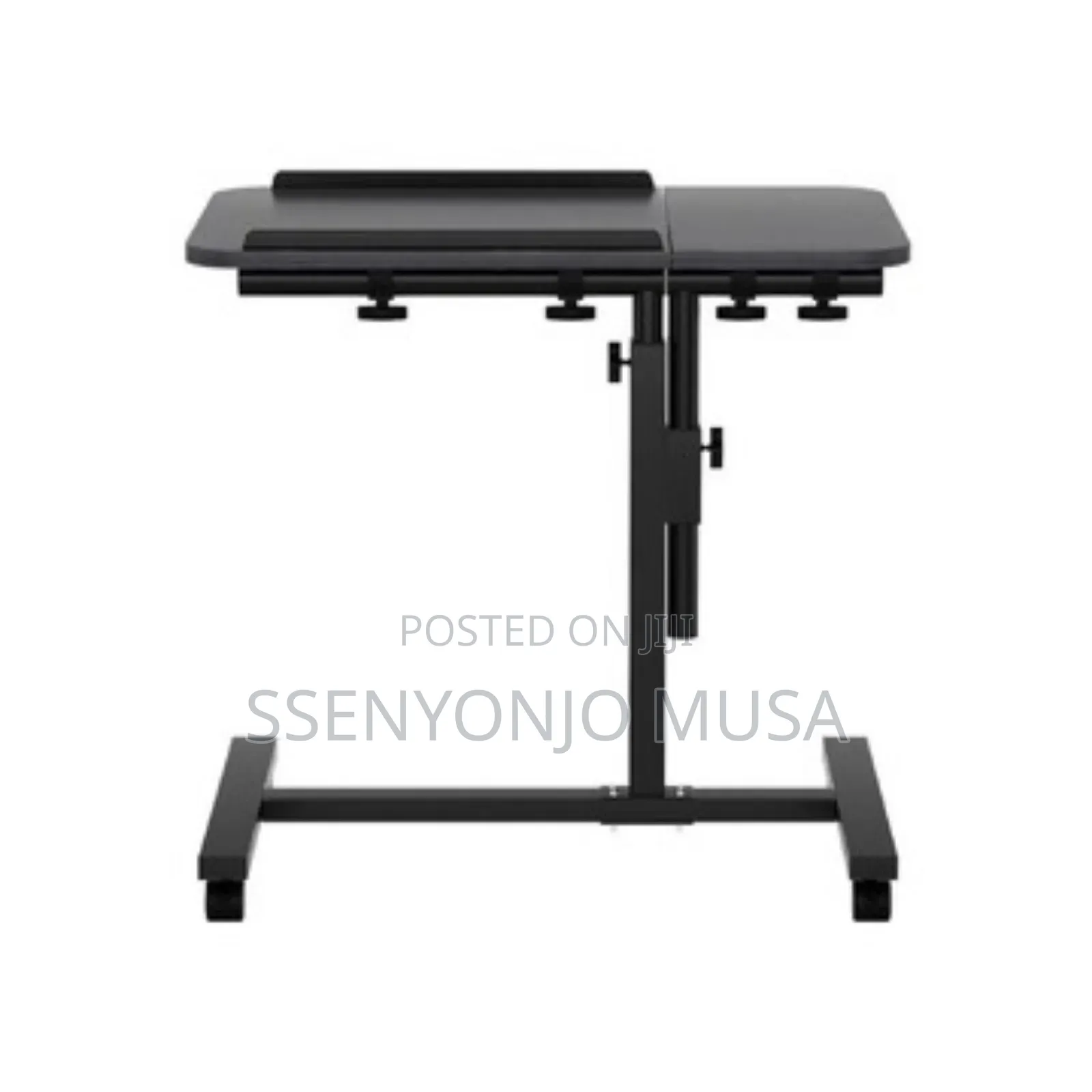 Laptop Desk Table With Usb Cooling Fan – Adjustable 60cm Black Stand