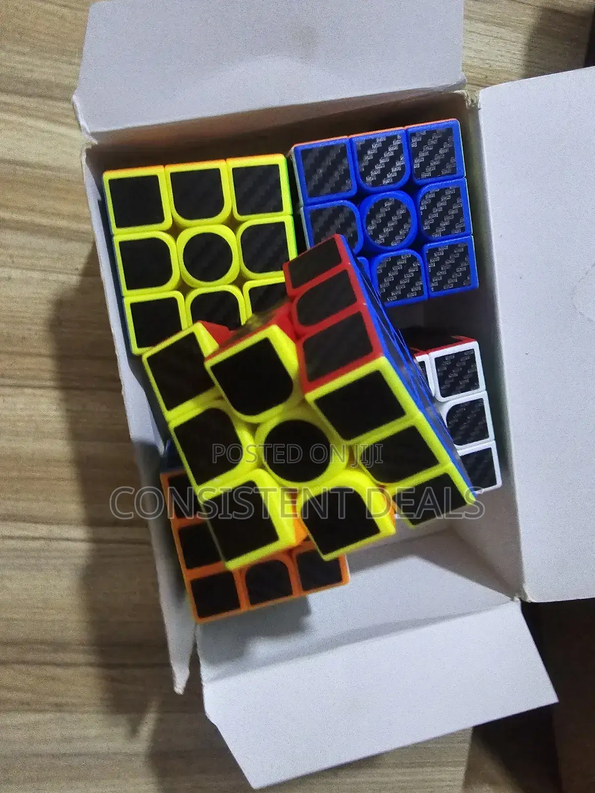 Original Soft Turning  Rubik's  Cube With  Carbon  Stickers