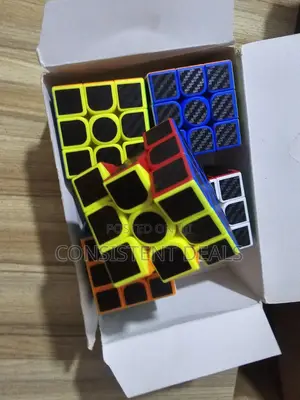 Original Soft Turning  Rubik's  Cube With  Carbon  Stickers