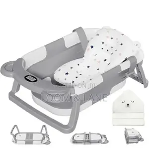 Foldable Baby Bath Tub With Intelligent Temperature Sensor