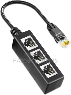 Rj45 Splitter 3way Network Splitter Ethernet Adapter