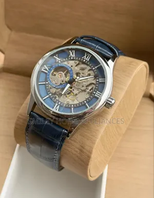 Longlux Men's Classic Analog Mechanical Wrist Time Piece