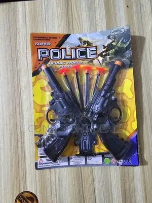 2pcs Plastic  Kids Toy Gun Set
