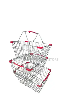 Metallic Shopping Basket Brand New