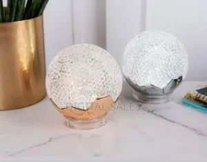 Decorative Crystal or Faceted Sphere Night Light