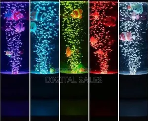 Auraglow Led Bubble Lamp: Ambient Desktop Aquarium