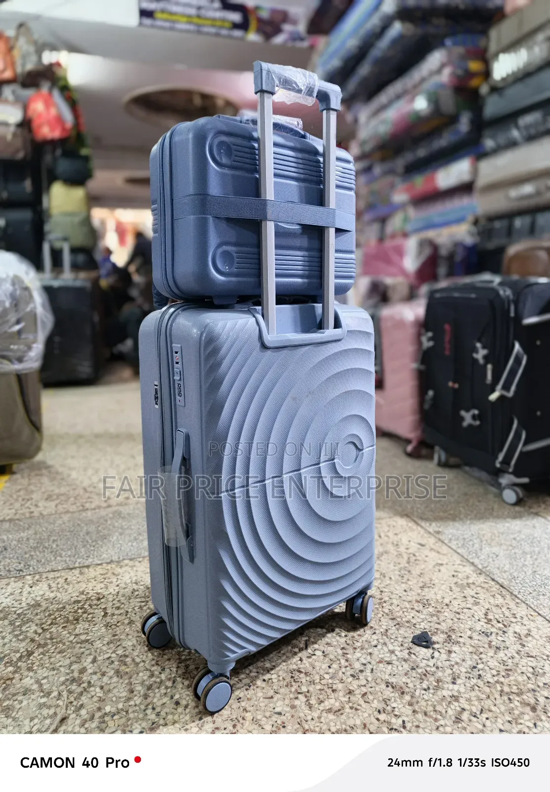 Rubber Plastic Suitcase. Extra Large Size and Beauty Case