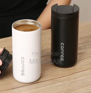 Vacuum-Insulated Stainless Steel Travel Mug