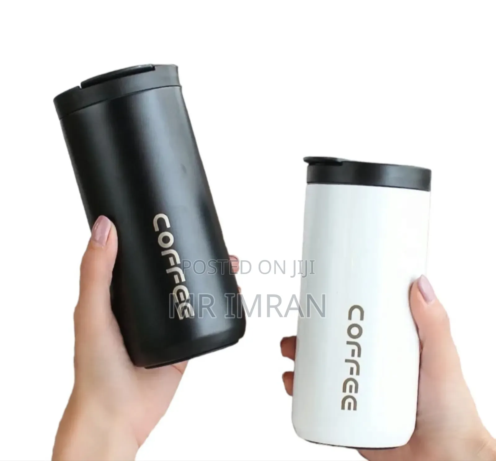 Vacuum-Insulated Stainless Steel Travel Mug