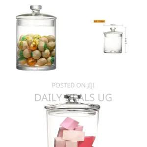 Kitchen Storage Canister With Lid - Multicolor