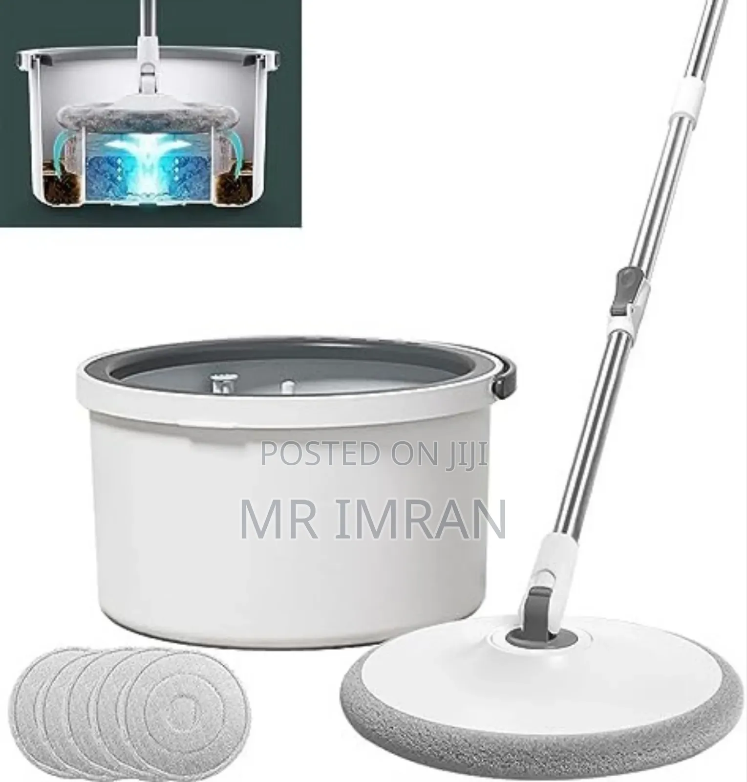 Spin Mop and Bucket Cleaning System