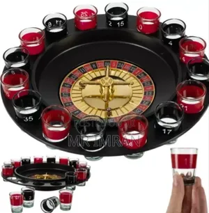 Shot Glass Roulette Drinking Game Set.