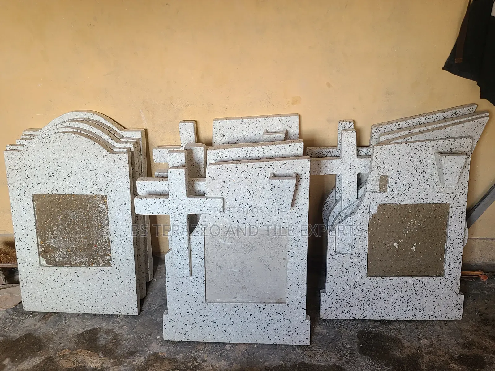 Terrazo Headstone Machine Making