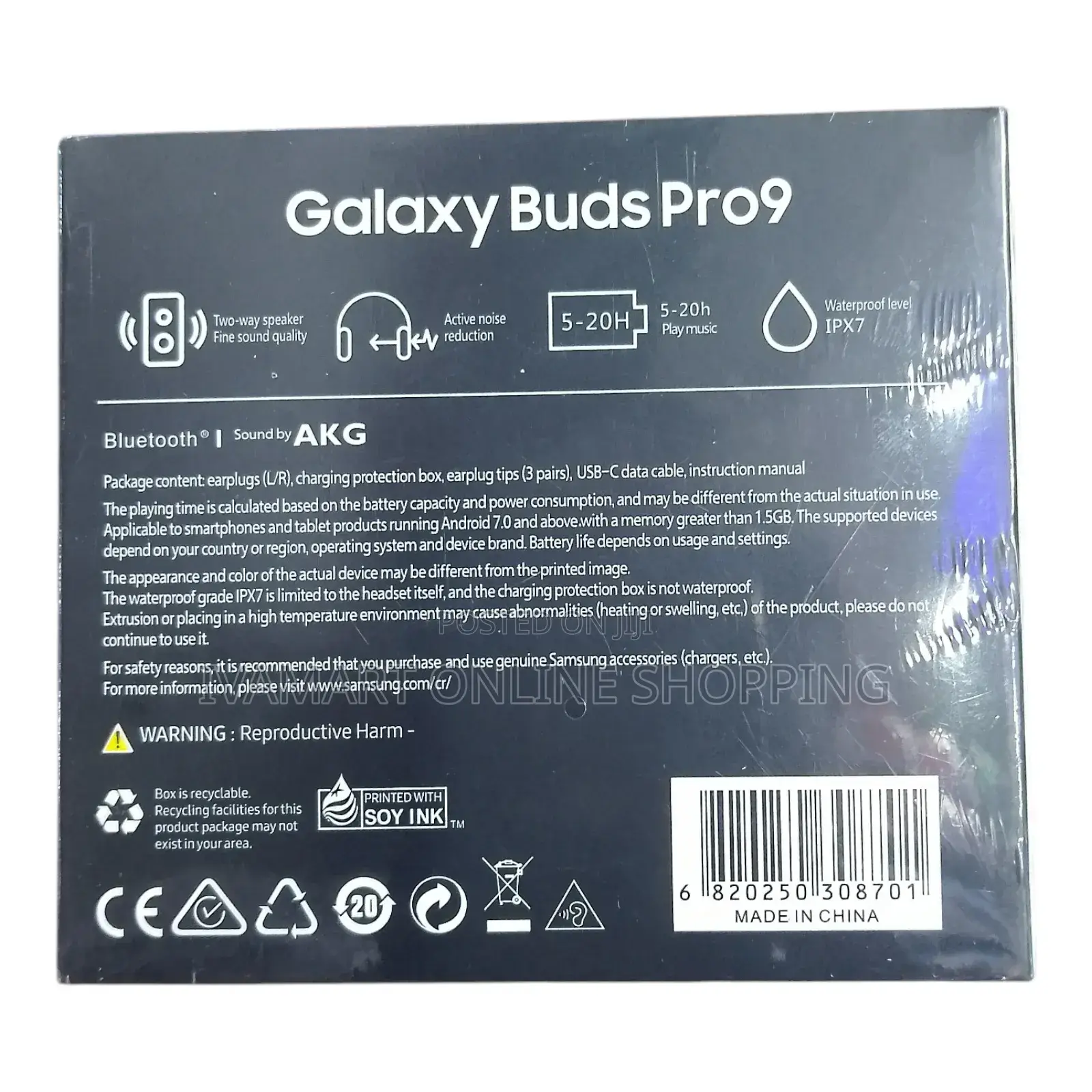 Samsung Galaxy Buds Pro9 Earphones - Active Noise Reduction