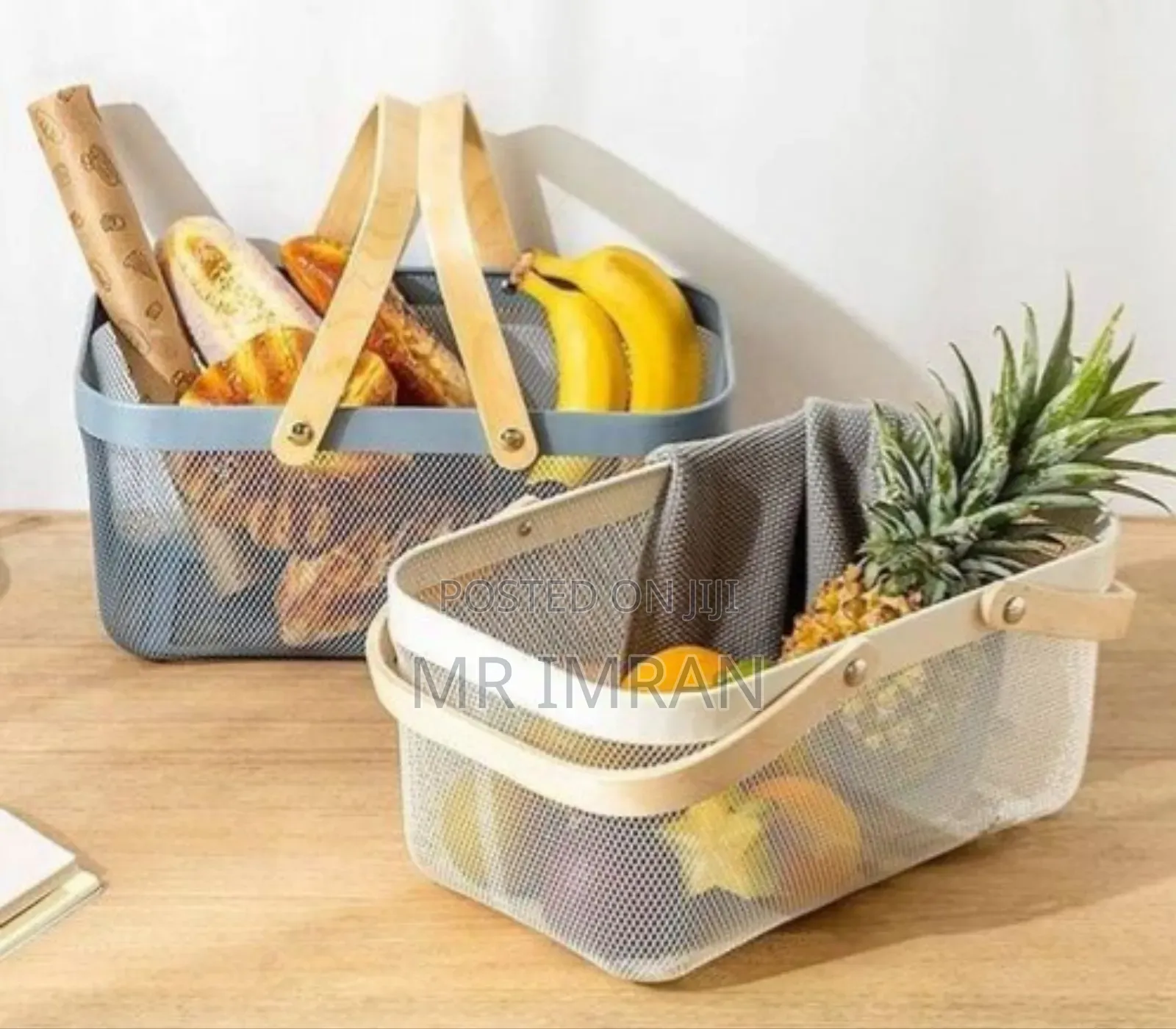 Metal Mesh Storage Baskets