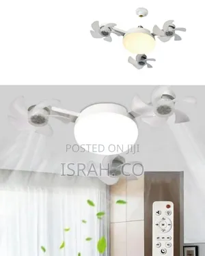 Integrated Multi-Fan Led Ceiling Light Socket Fixture