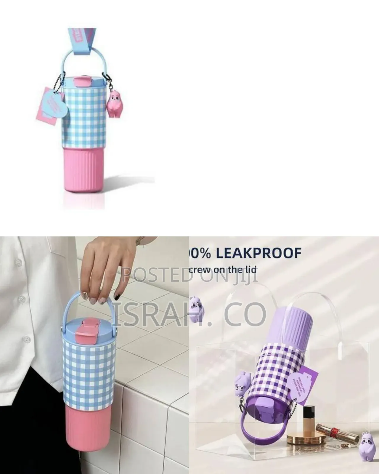 Charming Insulated Tumbler With Carrying Strap