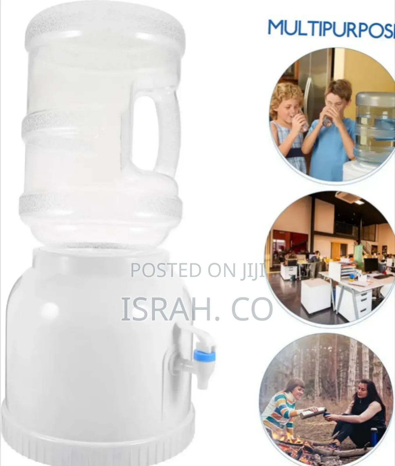White Plastic Water Dispener