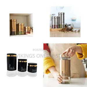 Set of 3 Food Storage Canisters