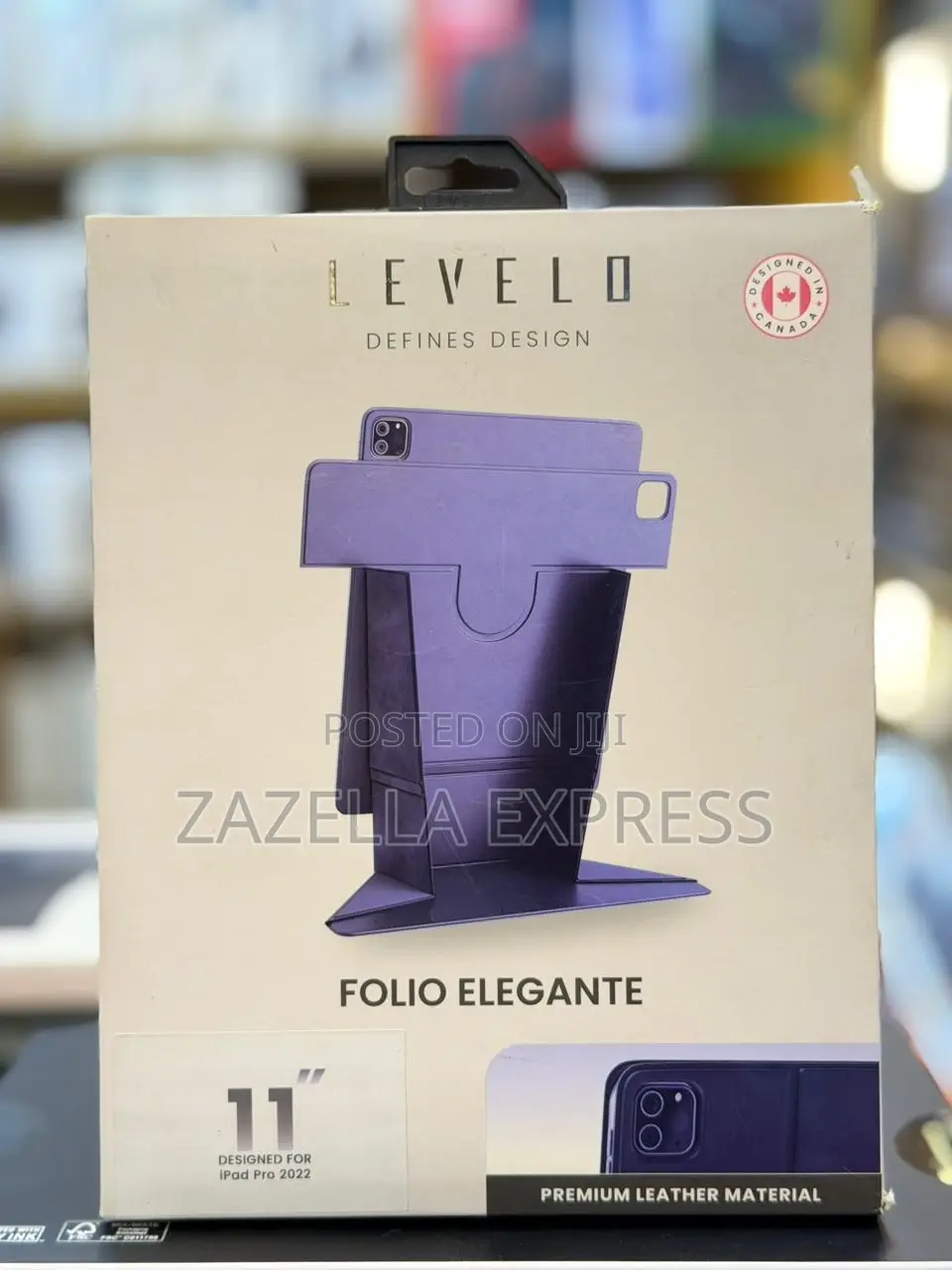 Levelo Elegante Folio Case Premium Leather for 11 Inch iPad Pro 2022