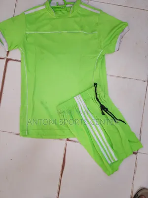 Plain Lemon Green Kids Jersey