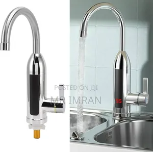 Electric Instant Hot Water Tap With A Digital Temperature Display