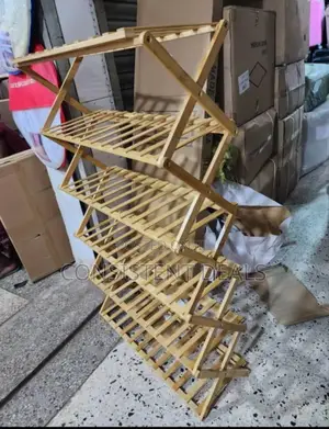 6 Layer Bamboo  Foldable  Rack