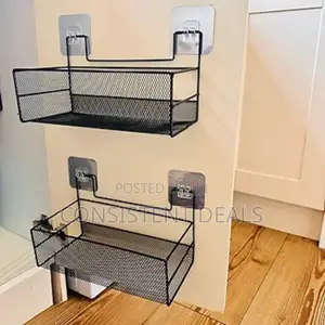 2 Pcs Kitchen Under Sink Storage And Organiser Shelf