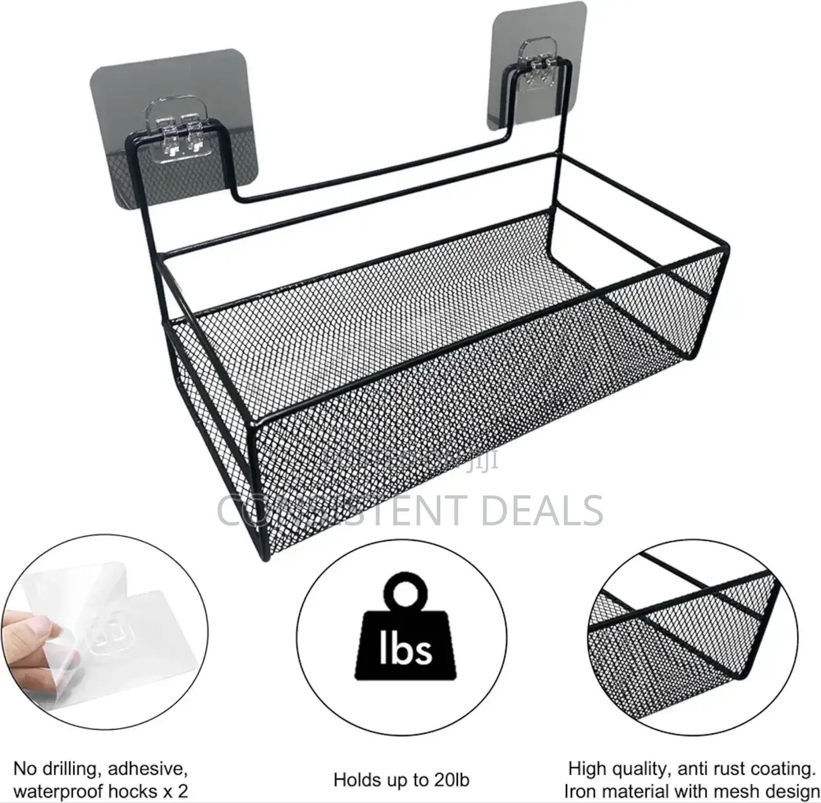 2 Pcs Kitchen Under Sink Storage And Organiser Shelf