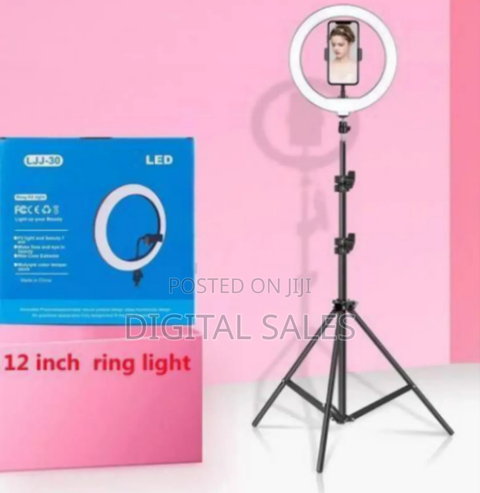 Professional Led Ring Light With Adjustable Tripod Stand.