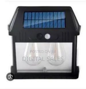 Efficient Solar-powered Outdoor Motion Sensor Wall Light - Multicolor