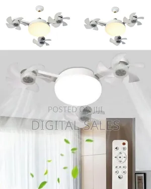 Integrated Multi-fan Led Ceiling Light Socket Fixture