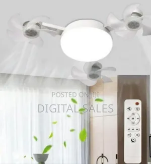 Integrated Multi-fan Led Ceiling Light Socket Fixture